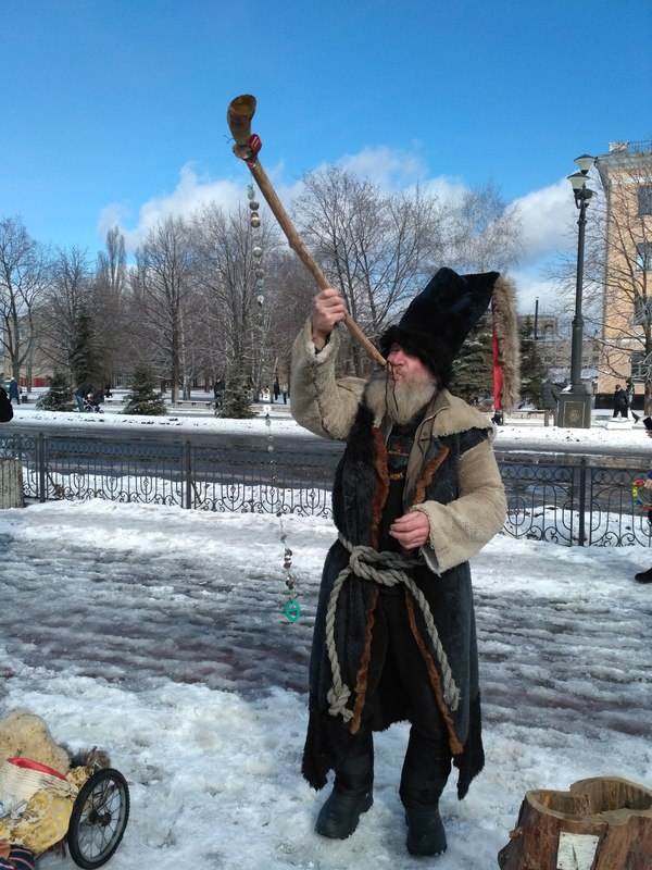 colorful grandpa - My, Maslenitsa, Costume