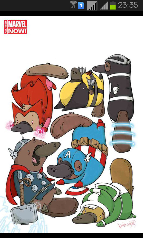 No point. Just super platypuses :) - Platypus, Comics, Superheroes, Platypuses