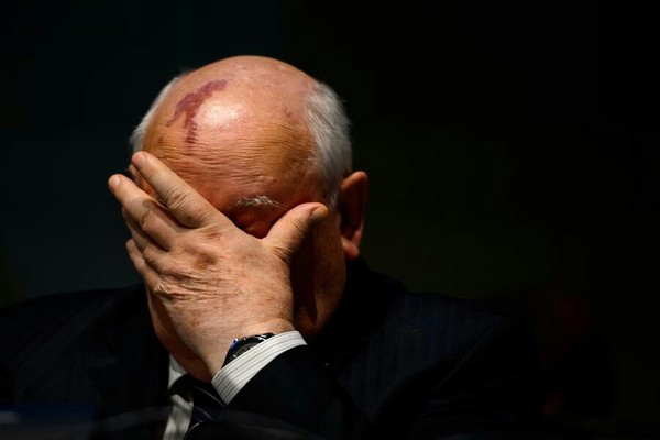 The real hand-face - Humor, Politics, Mikhail Gorbachev, Russia