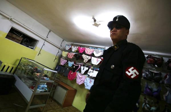 Neo-Nazism and underwear - NSFW, Nazism, Mongolia, Swastika, Longpost
