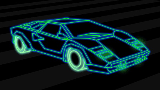 Gif synthwave Synthwave, , , Retrowave