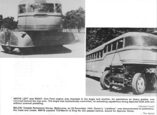 1945 Unusual bus Fowler Landliner - Bus, Australia, Retro, The photo, Interesting, Longpost