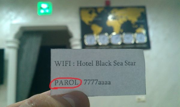             Wi-Fi  , PAROL' ! xD