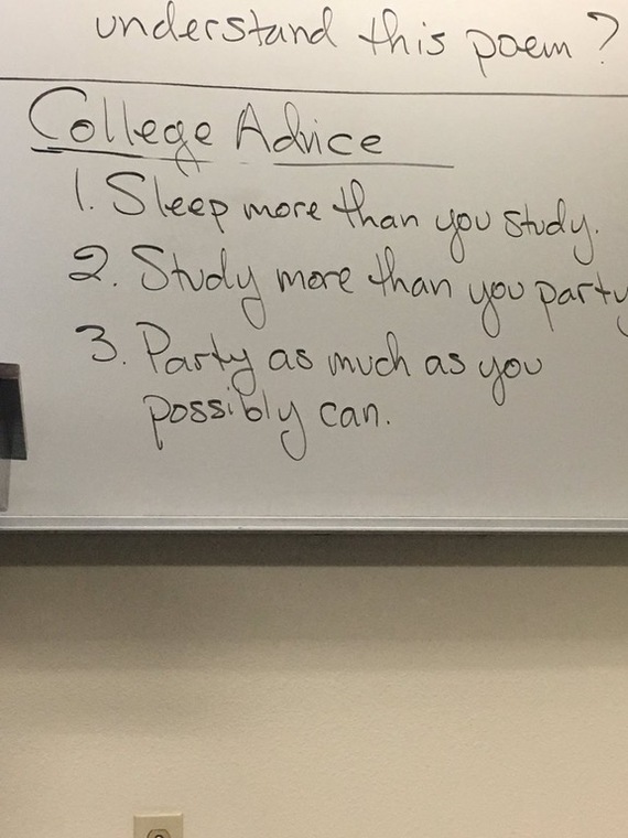 Advice to students from a teacher - Images, Reddit, Studies