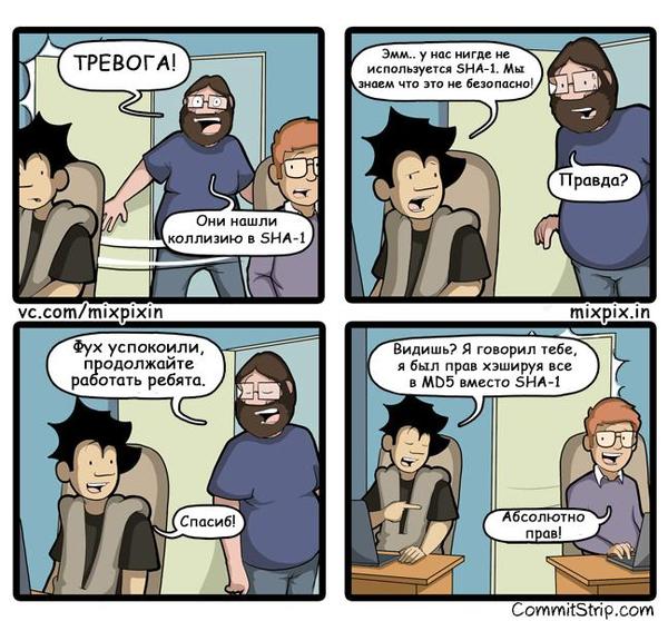 Secure Hash Algorithm 1 Commitstrip, , 
