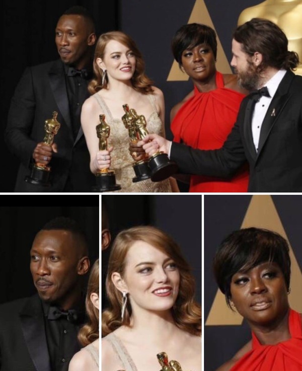 Oscar in one photo - Oscar, Actors and actresses, Bewilderment, Oscar 2017, 