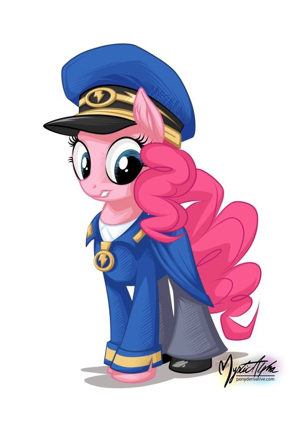 Pinkie Pie as General Flash - My Little Pony, PonyArt, Pinkie Pie, Mysticalpha