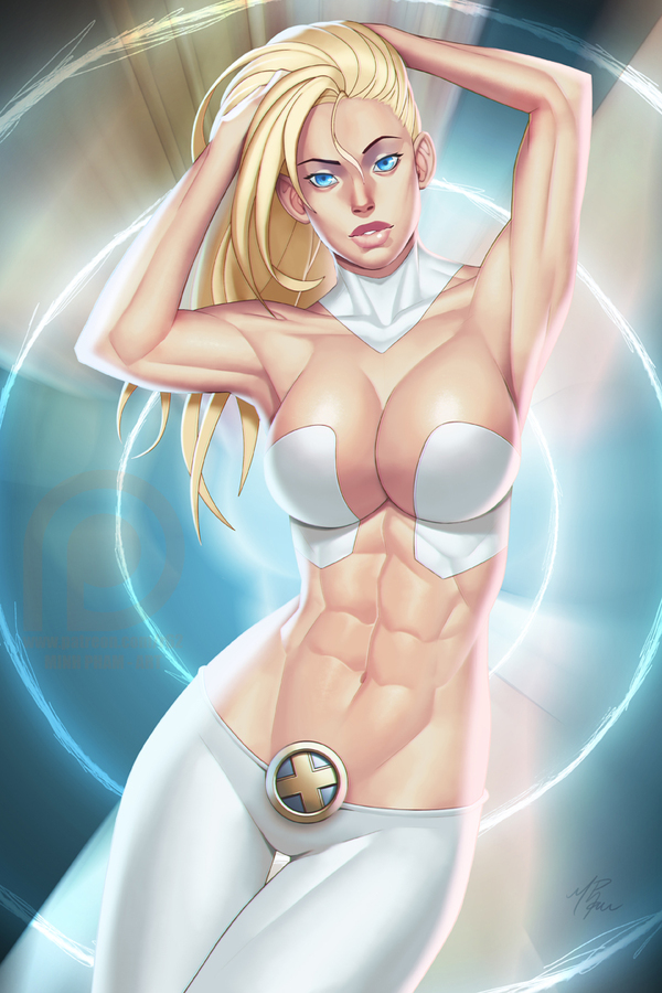 Emma Frost - R62, Emma Frost, Эмма Фрост, Marvel, Арт, Крепкая девушка