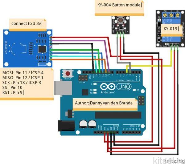 RFID locks with keys 13.56 MHz and 125 kHz - Arduino, Intercom, With your own hands, Acs, My, Lock, Longpost, Video, Rfid, Do it yourself