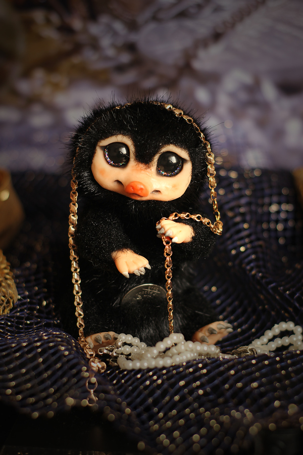 Little thieves! - My, Nyuhler, Fantastic Beasts and Where to Find Them, Handmade, Needlework, Longpost