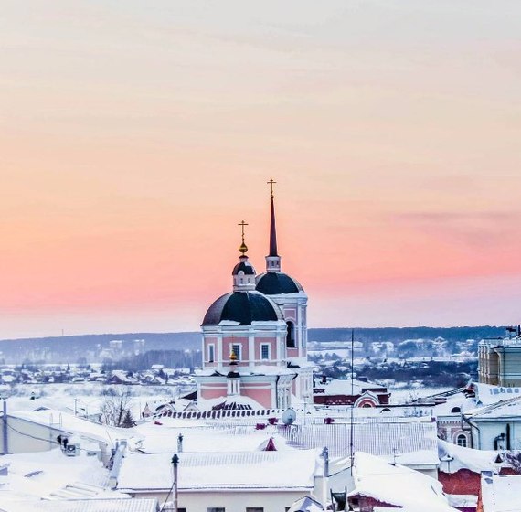 Tomsk beauty - Tomsk, Town, beauty, Sunset, Sky, Church