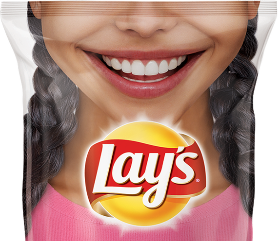 Новая упаковка LAYS - Lays, Улыбка, Атака Титанов, Длиннопост