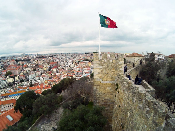 Saint George Castle, Lisbon, Portugal - My, My, Lisbon, Portugal, Lock, Antiquity