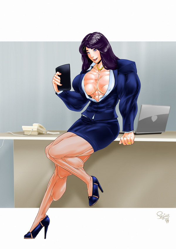 Business Muscle - Pegius, Art, Strong girl, Sleep-Sleep