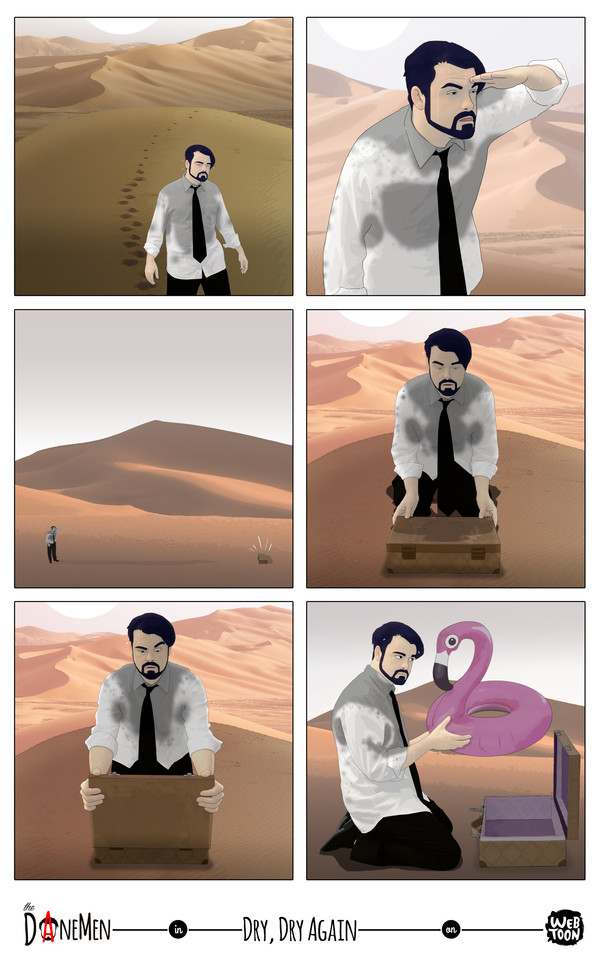 In desert - Comics, Desert, 