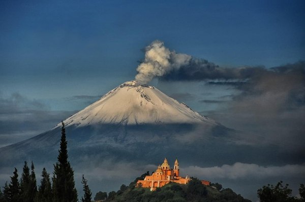 Popocatepetl Volcano, Mexico - Popocatepetl volcano, Mexico, beauty