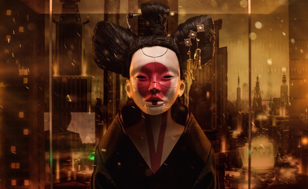 Geisha from Ghost in the shell (Geisha from Ghost in the shell)) - , , Ghost in armor, Geisha