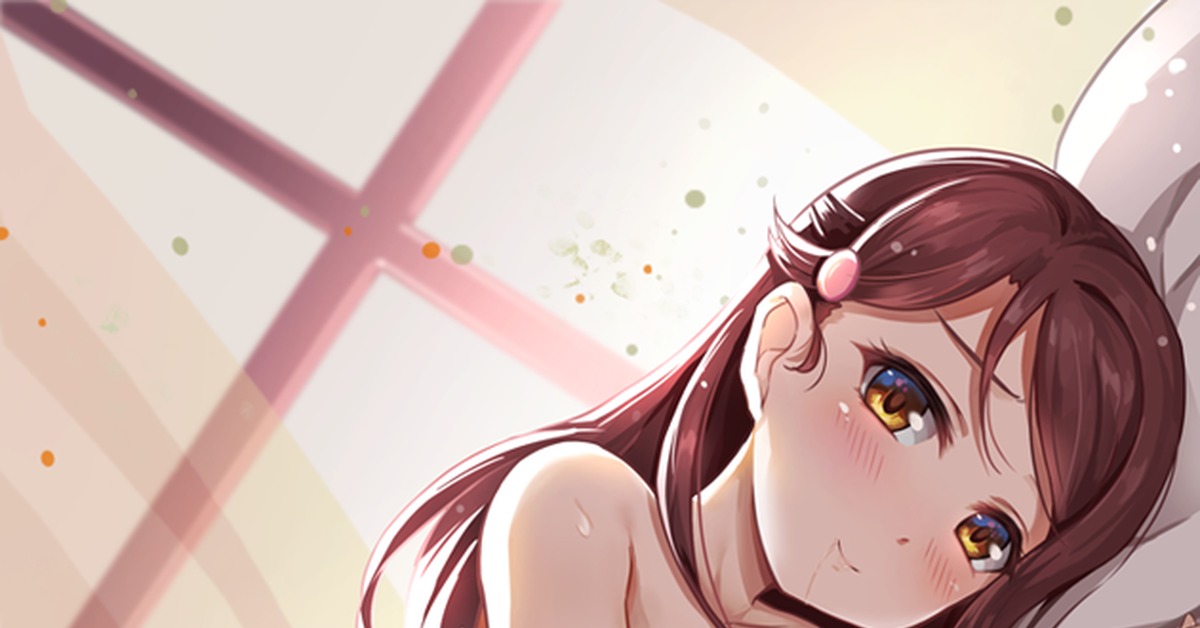 Ohayou~ - NSFW, Anime Art, Аниме, Love live! School Idol Project, Riko Sakurauchi, Сиськи