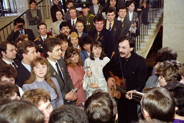 Photo chronicle 1987. - , TASS, 1987, Mikhail Boyarsky, The photo