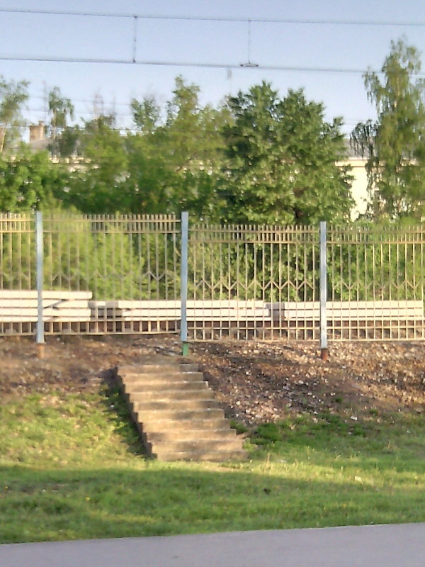 Have a nice transition) - Stairs, Fence, Transition, , nowhere, There is, The main thing, Spring