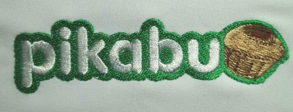 Peekaboo fabric logo - My, Logo, Embroidery