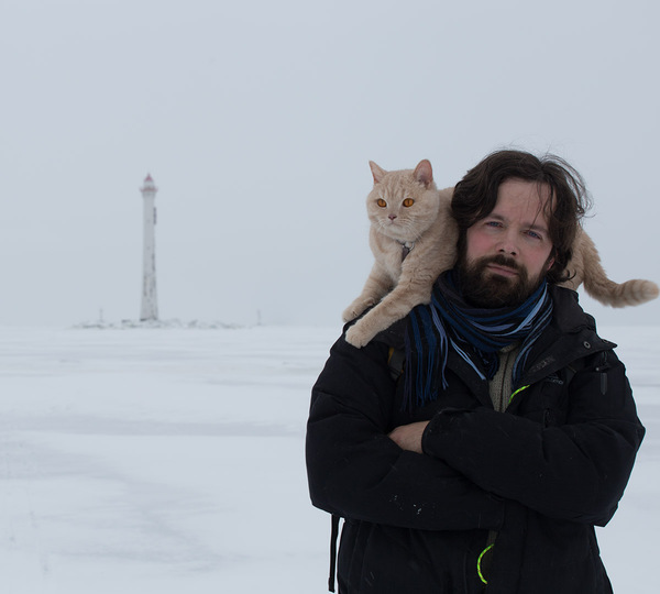 I am the cat Phil and the Key Lighthouse of the Sea Canal of St. Petersburg; - My, Lighthouse, cat, 