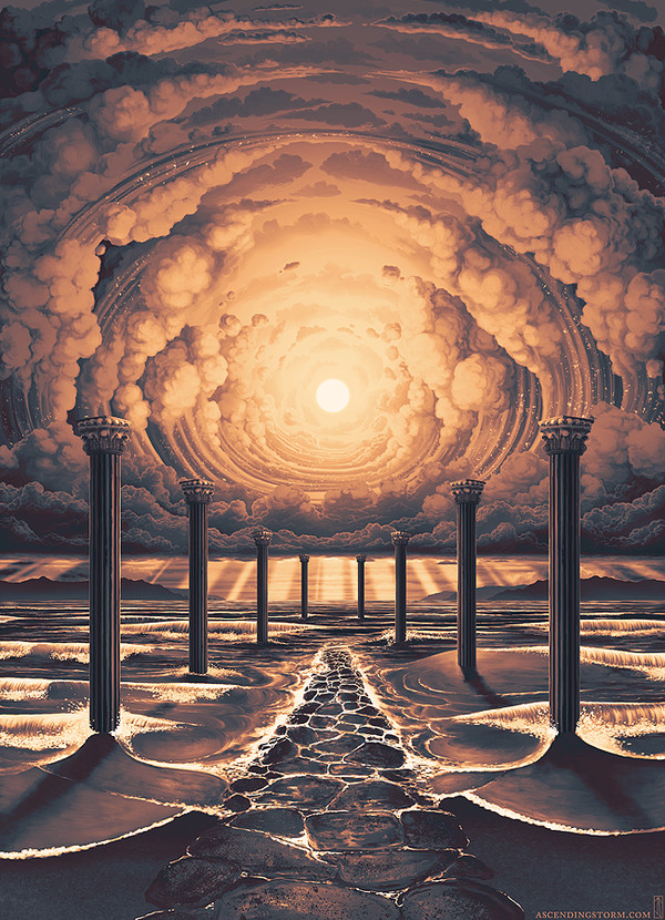 Ever Moving Forward Into Light - Art, Landscape, Jeffrey Smith