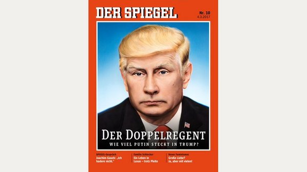 Today's issue of Spiegel - Vladimir Putin, Donald Trump, Politics, RT, Spiegel, Russia today