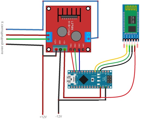 Еще одно RGB приложение - Моё, Сделай сам, Rgb, Arduino, Светодиодная лента, Своими руками, Android, Видео, Длиннопост