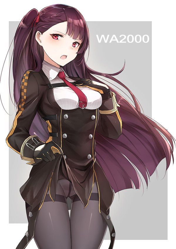 Girls Frontline / WA2000. Anime Art. - Не аниме, Игры, Girls Frontline, WA2000, Anime Art