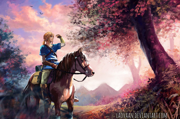 Link - Breath Of The Wild - Арт, Фэнтези, Link, The Legend of Zelda