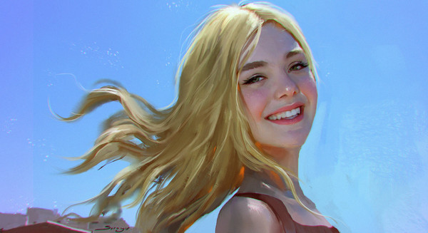 Elle Fanning - Art, , Girls, Elle Fanning