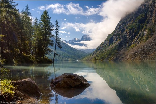 Shavlin Lakes - Shavlin Lakes, Mountain Altai, The photo, Nature, Lake, Russia, Summer, Landscape, Longpost, Altai Republic