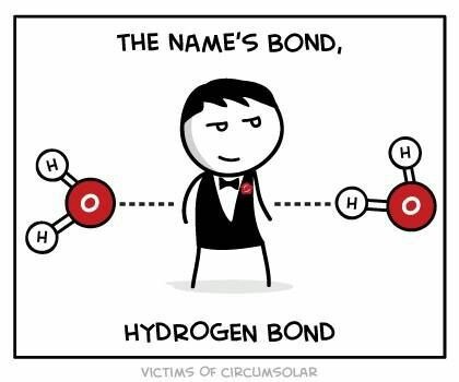 Bond, Hydrogen Bond - Water, Chemistry, Scientific humor