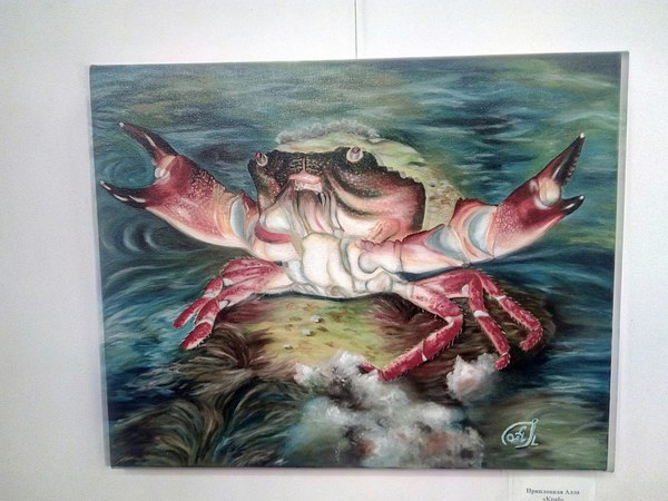 This crab has figured something out - My, A life, Crab, Painting, Liberty