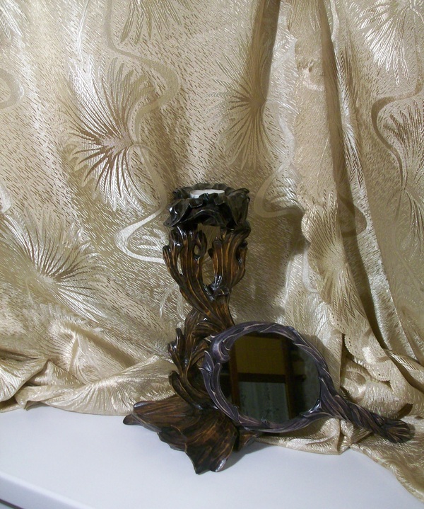 The best gift for March 8. - My, Mirror, March 8, Presents, Candlestick, Wood carving, beauty