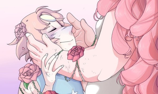 Pearl and Rose. - Steven universe, Pearl, Rose Quartz, Shipping