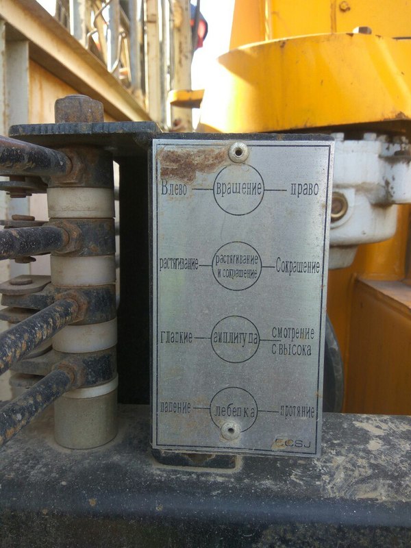 Перевод на китайском манипуляторе.