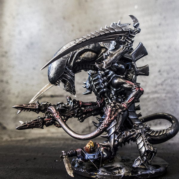 What are you? - Warhammer 40k, Crossover, Alien movie, Wh miniatures, Modeling, Conversion, Tyranids, Longpost