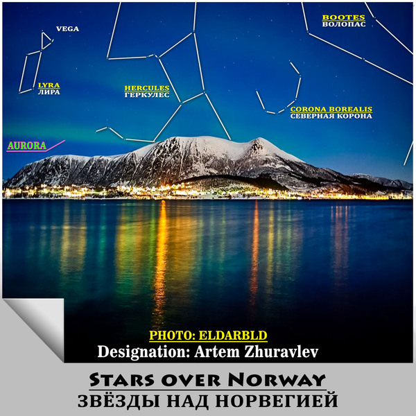 Stars over Norway - Stars, Sky, Astrophoto, Norway, Polar Lights