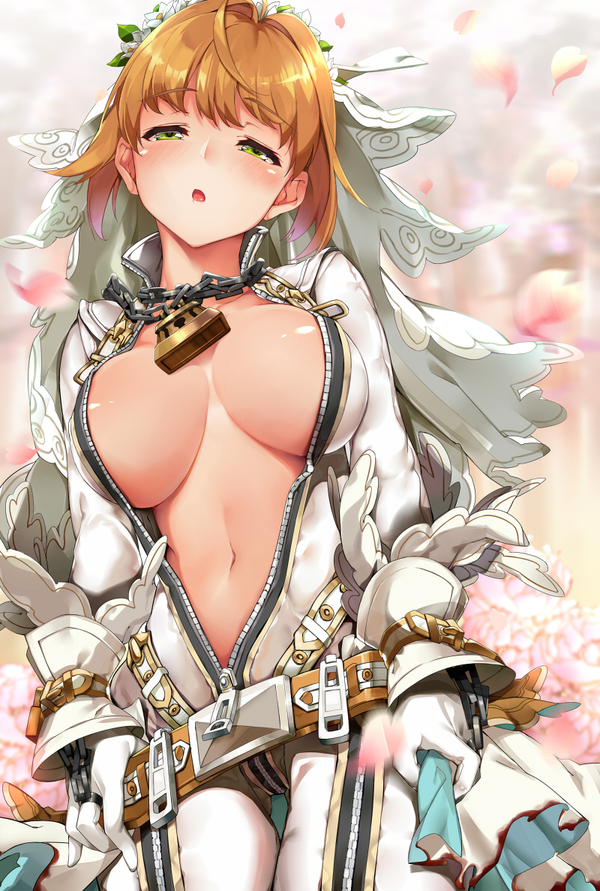 Anime art - NSFW, Anime Art, Аниме, Fate Extra CCC, Saber Bride