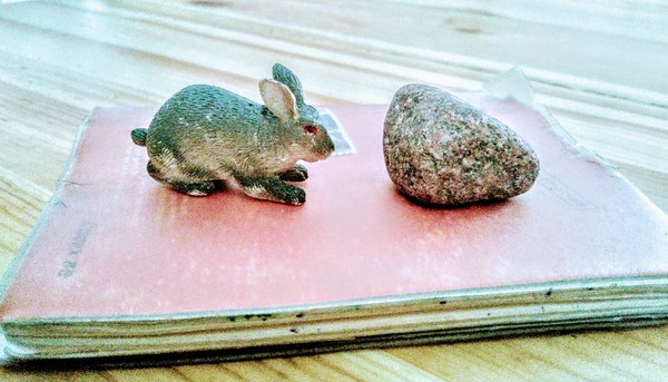 Hare and stone. - My, , Hare, Story, Small prose, Prose, A rock