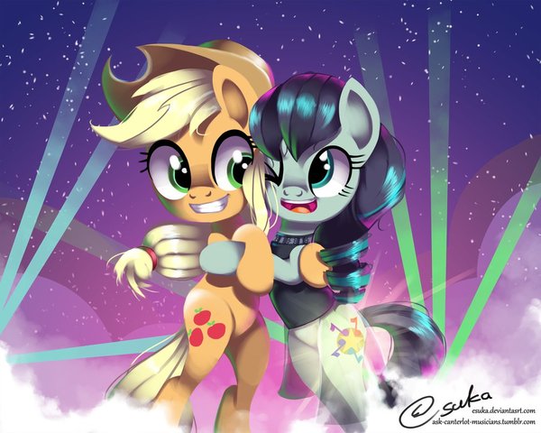 Behind the Glamour My Little Pony, Ponyart, Applejack, Coloratura, 