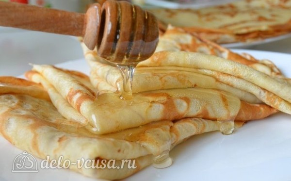 Delicious pancakes with milk - My, Pancakes, , Recipe, A matter of taste, Cooking, Video recipe