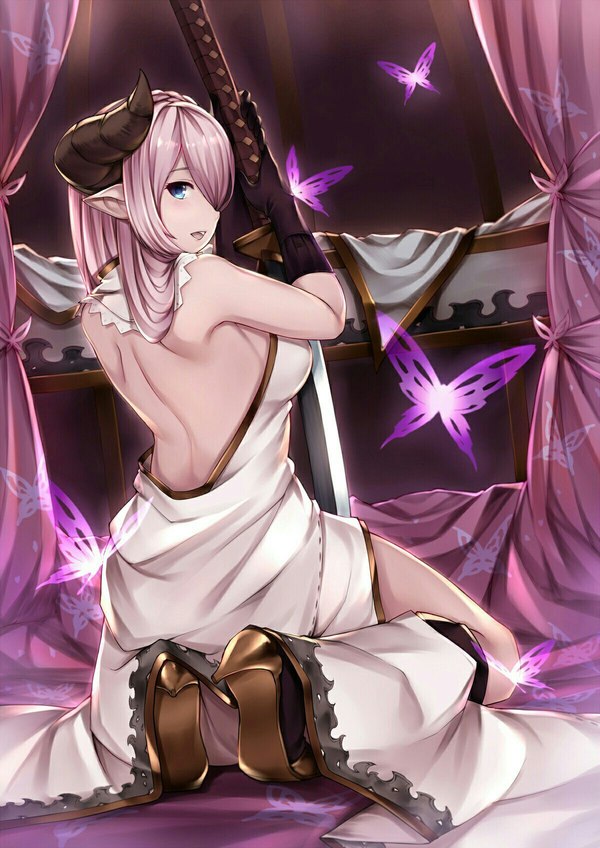 Anime demon girl - Anime Art, Anime demon Girl, Аниме, Аниме девушки, Тян, Granblue Fantasy, Narumeia