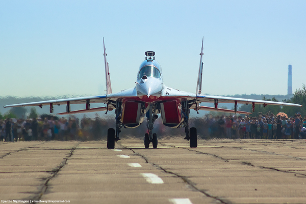 Swifts up close - My, MiG-29, Swift, Chelyabinsk, Airshow, Air force, Aviation, Longpost