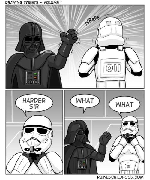 Star Wars - Stronger sir. - Star Wars, Comics, Humor, Stronger, Darth vader