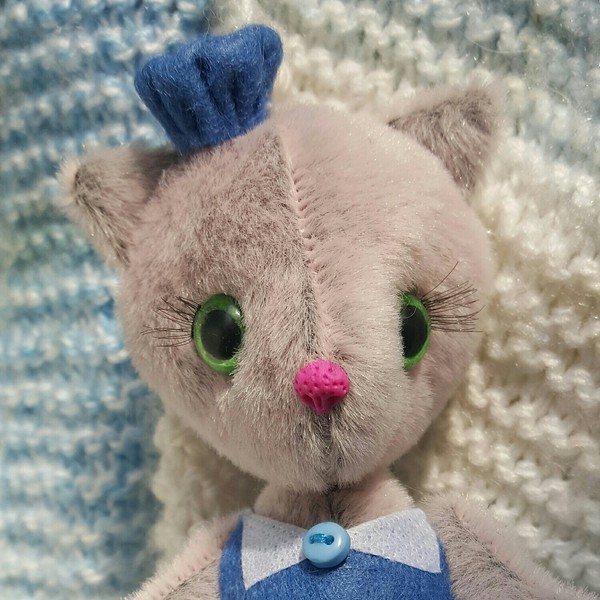 Cat lady - My, Soft toy, Author's toy, Interior toy, I share, Longpost, cat