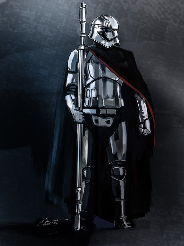 Phasma and her Staff - Арт, Star Wars, Фазма, John Burns