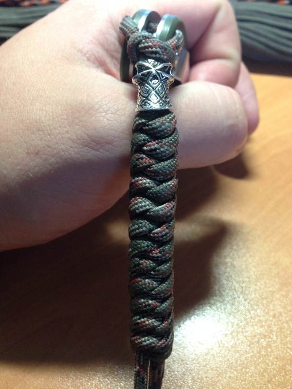 You can do a lot of things with paracord... - My, Lanyard, Knife, , Paracord